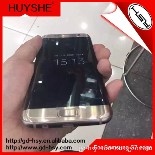 HUYSHE anti shock cheap price 3D PET and TPU composite materia screen protector for Samsung s7 edge